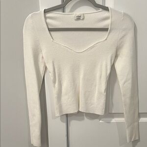 Wilfred Cream Long Sleeve Top